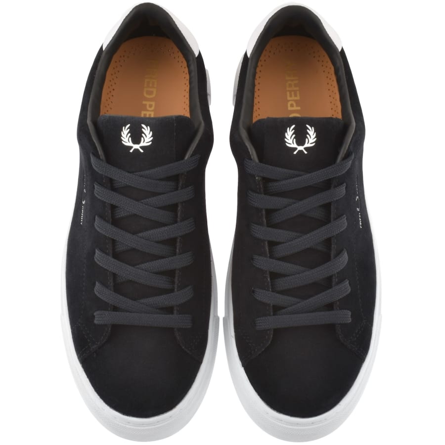 Navy fred perry trainers top